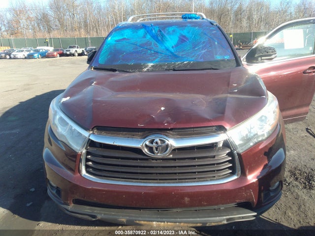 2016 TOYOTA HIGHLANDER XLE VIN: 5TDJKRFH2GS274419