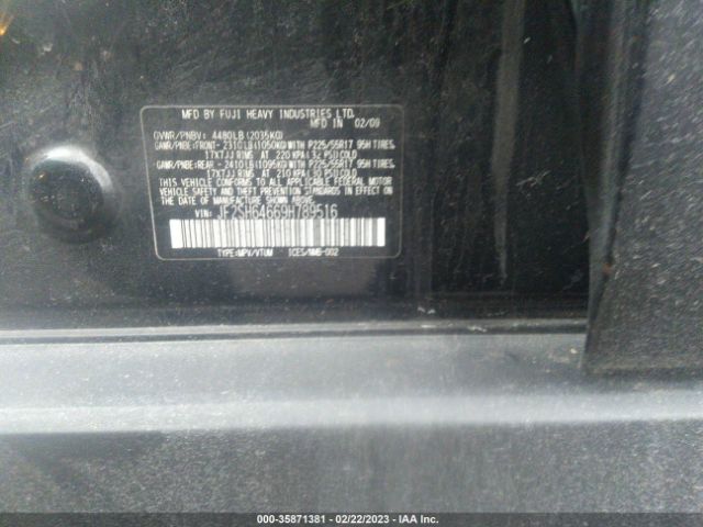 JF2SH64669H789516 Subaru Forester