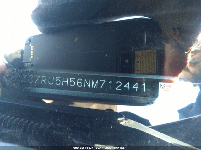 2022 HONDA HR-V EX VIN: 3CZRU5H56NM712441