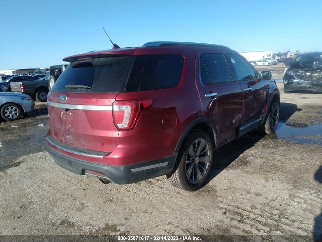 2018 FORD EXPLORER LIMITED VIN: 1FM5K7F82JGA28702