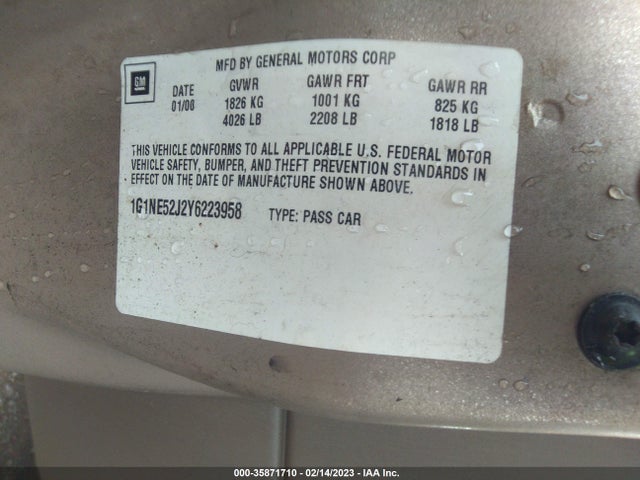 Chevrolet MALIBU LS 2000 1G1NE52J2Y6223958 Image 10