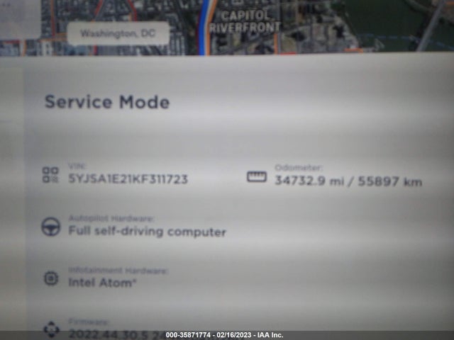 Tesla MODEL S 2019 5YJSA1E21KF311723 Image 7