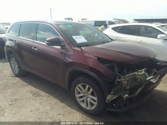 Toyota Highlander Le 2014 5TDZARFH0ES007685 Image 1