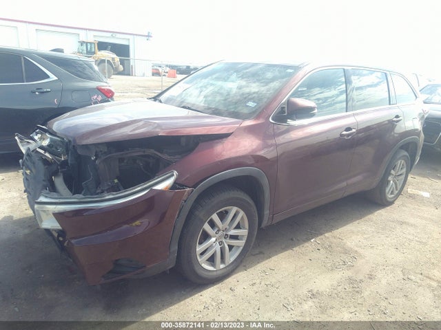 Toyota Highlander Le 2014 5TDZARFH0ES007685 Image 2