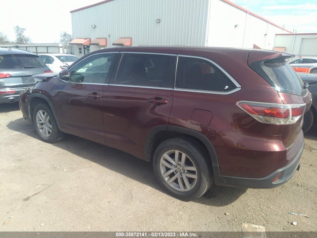 Toyota Highlander Le 2014 5TDZARFH0ES007685 Image 3