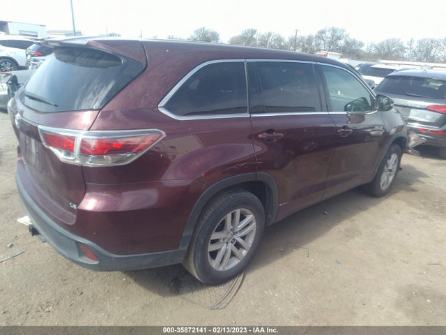 Toyota Highlander Le 2014 5TDZARFH0ES007685 Image 4