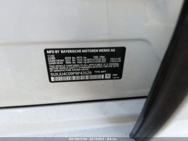 5UXJU4C09P9P43529 BMW X5 M50i