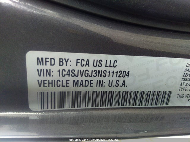 2022 Jeep Grand Wagoneer, VIN: 1C4SJVGJ3NS111204
