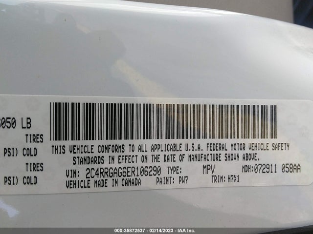 2014 Ram Cargo Van, VIN: 2C4RRGAG6ER106290