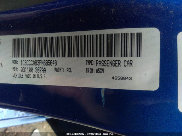 Chrysler 200 Limited 2015 1C3CCCAB3FN685648 Image 9