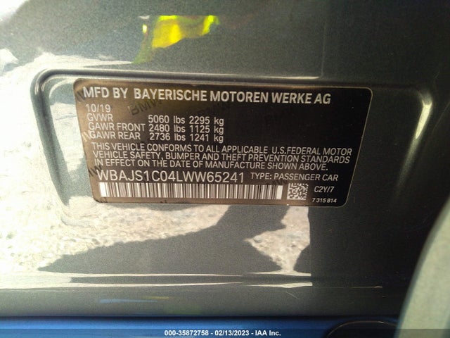 BMW 5 Series 540i 2020 WBAJS1C04LWW65241 Image 9