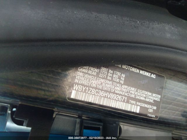 WBY1Z8C36HV892671 BMW I3