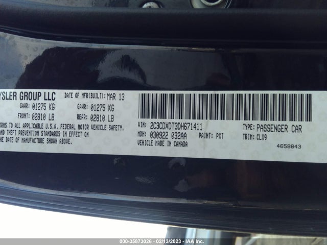 Dodge Charger Rt Max 2013 2C3CDXDT3DH671411 Image 10