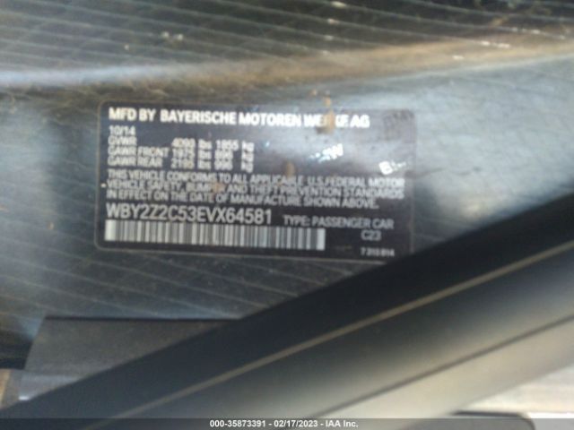 WBY2Z2C53EVX64581 BMW I8