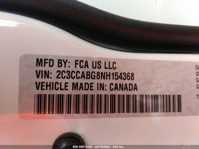 2C3CCABG8NH154368 Chrysler 300 300s