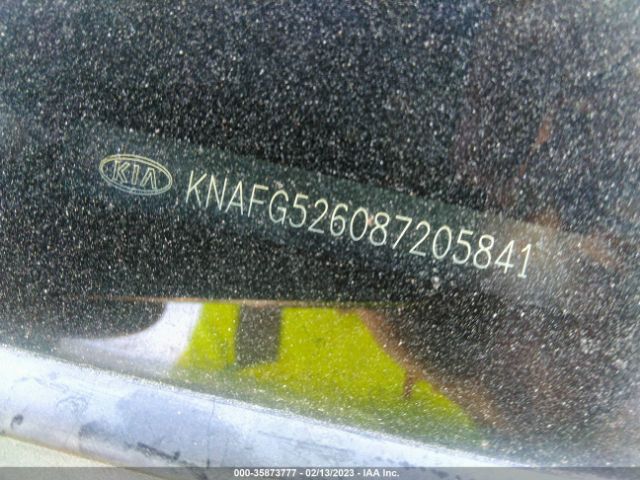 KNAFG526087205841 KIA Rondo Ex