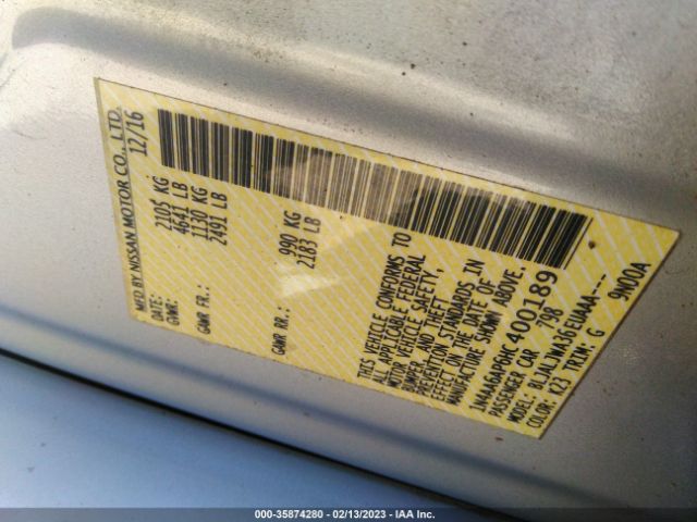 1N4AA6AP6HC400189 Nissan MAXIMA SV