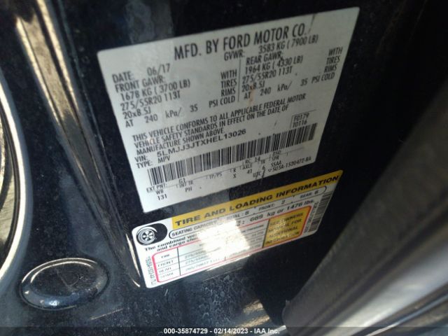 5LMJJ3JTXHEL13026 Lincoln Navigator L Select