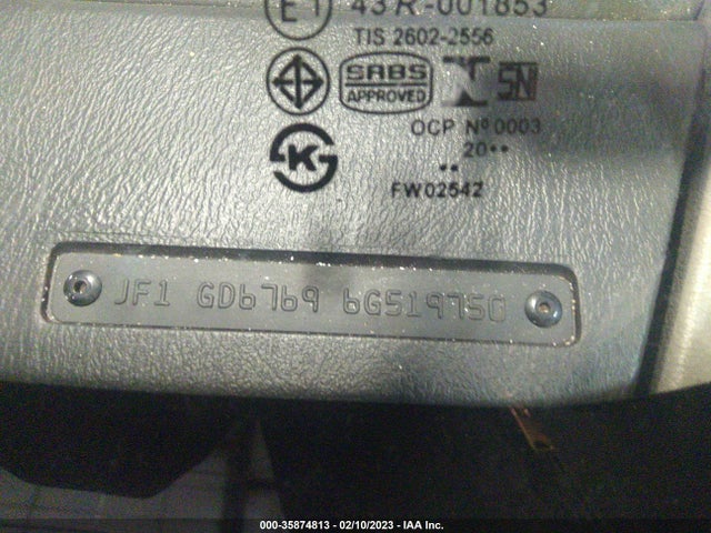 JF1GD67696G519750 Subaru IMPREZA SEDAN