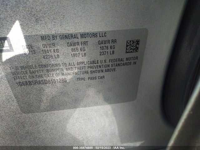 Cadillac ATS LUXURY 2013 1G6AB5RA5D0151285 Image 10