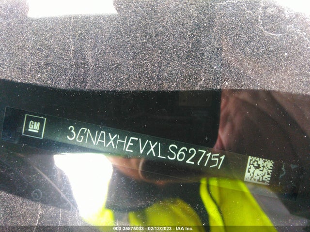 2020 CHEVROLET EQUINOX LS VIN: 3GNAXHEVXLS627151