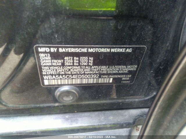 WBA5A5C54ED500392 BMW 5 Series 528i