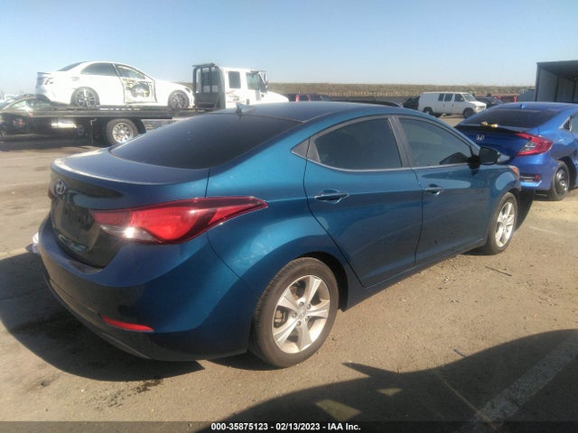 2016 HYUNDAI ELANTRA VALUE EDITION VIN: KMHDH4AE6GU605604