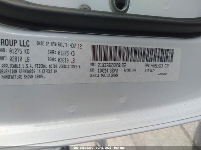 Chrysler 300 300s 2013 2C3CCABG5DH581053 Image 10