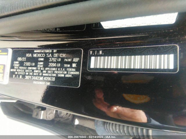 3KPF34AD5ME409618 KIA Forte Gt-line