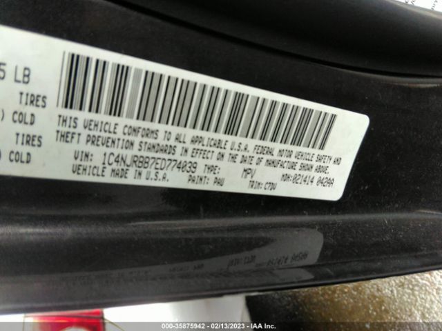 1C4NJRBB7ED774039 Jeep Patriot Sport