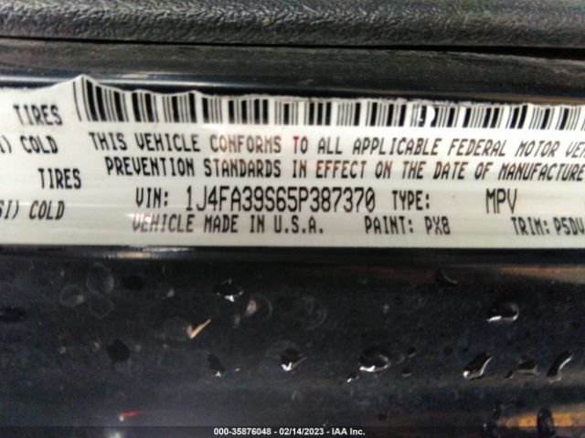 1J4FA39S65P387370 Jeep WRANGLER X