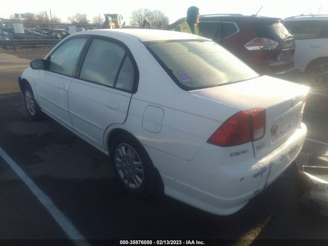 2005 HONDA CIVIC SDN LX VIN: 2HGES16565H520572