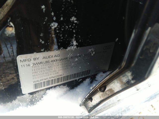 WAUFFAFL5FN025467 Audi A4