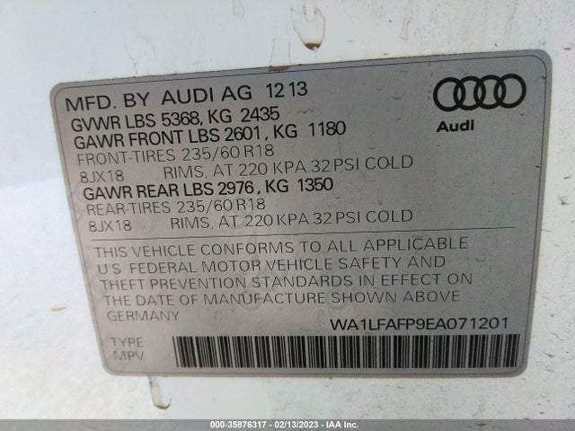 WA1LFAFP9EA071201 Audi Q5 Premium Plus