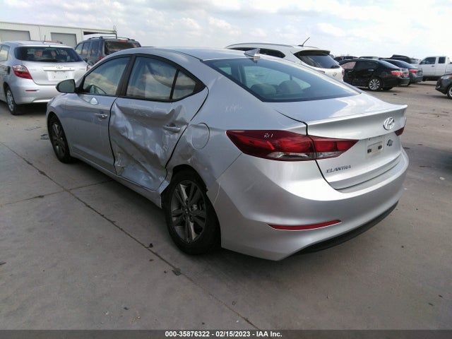 2018 HYUNDAI ELANTRA SEL VIN: 5NPD84LF2JH305831