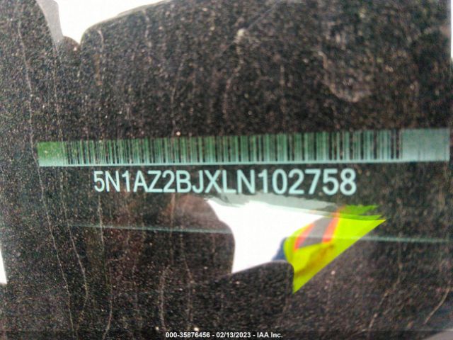 5N1AZ2BJXLN102758 Nissan MURANO SV