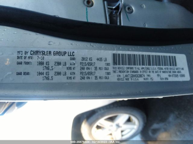 1J4NT1GBXAD638674 Jeep Patriot Sport