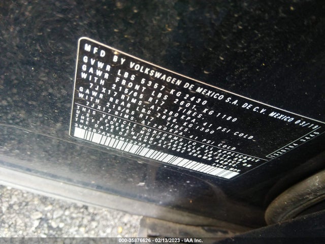 3VV2B7AX6KM122967 Volkswagen Tiguan Se/sel/sel R-line