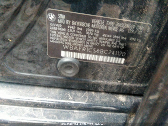 BMW 5 Series 528i 2011 WBAFR1C58BC741170 Image 10