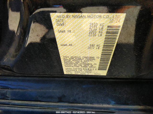 1N4AL3AP3FN358171 Nissan Altima 2.5 Sl