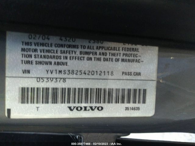 YV1MS382542012118 Volvo S40