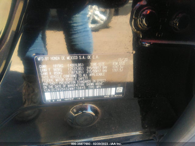 Honda HR-V LX 2021 3CZRU5H32MM710845 Image 11