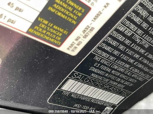SALGS2RE9KA557160 Land Rover Range Rover