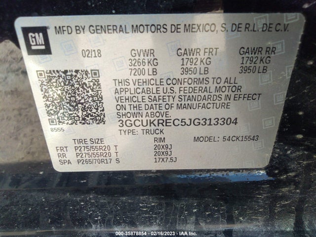 Chevrolet Silverado 1500 Lt 2018 3GCUKREC5JG313304 Image 9
