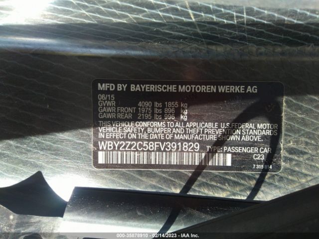 WBY2Z2C58FV391829 BMW I8