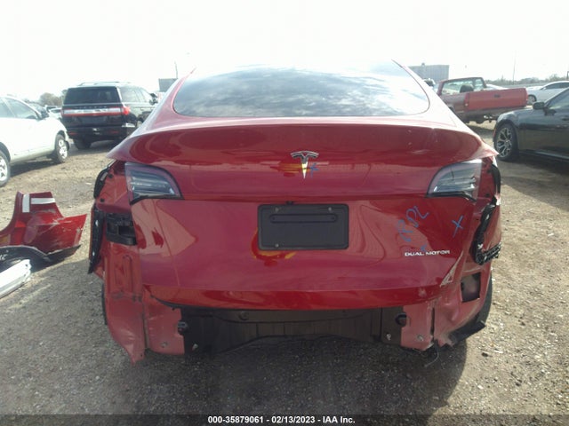 2020 TESLA MODEL Y LONG RANGE VIN: 5YJYGDEE5LF032409