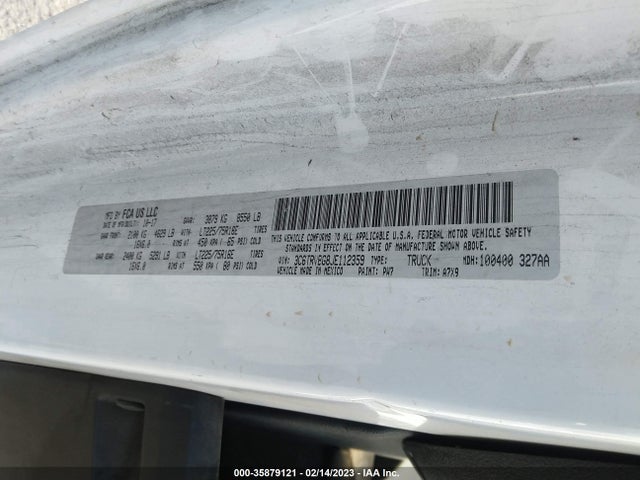 2018 Ram Promaster, VIN: 3C6TRVBG8JE112359