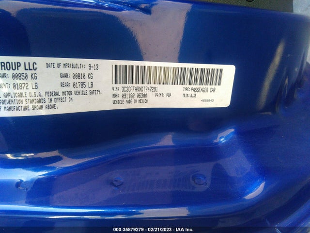 3C3CFFARXDT747291 Fiat 500 POP