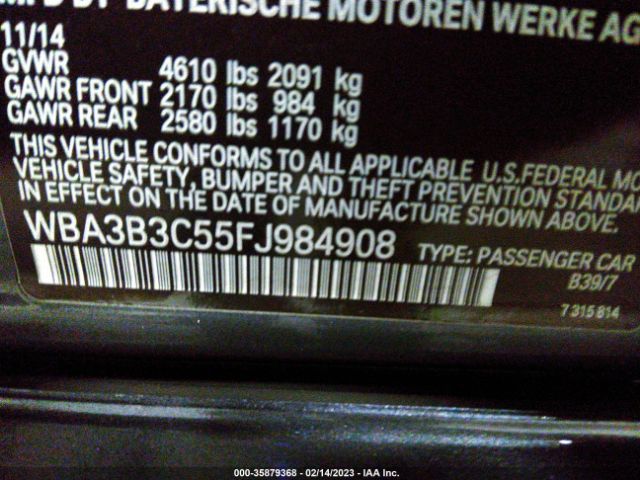 WBA3B3C55FJ984908 BMW 3 Series 328i Xdrive