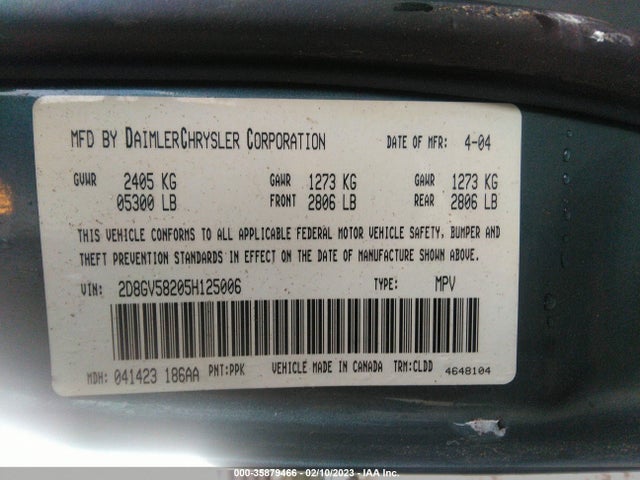 Dodge Magnum Rt 2005 2D8GV58205H125006 Image 10